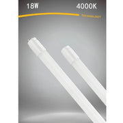 Trade Shop - Neon Led Opaco T8 G13 18 W Luce Bianca Naturale Fredda Calda Tubo 120cm - -bianco Naturale      -