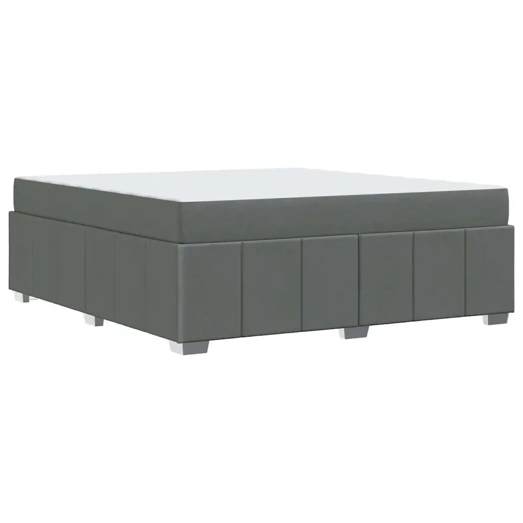 Struttura del letto Grigio scuro 180 x 200 cm Tessuto 3398301