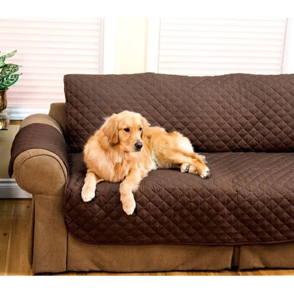 Trade Shop - Copridivano Double Face 2 Posti Per Animali Proteggi Da Peli 140 X 170 Cm -