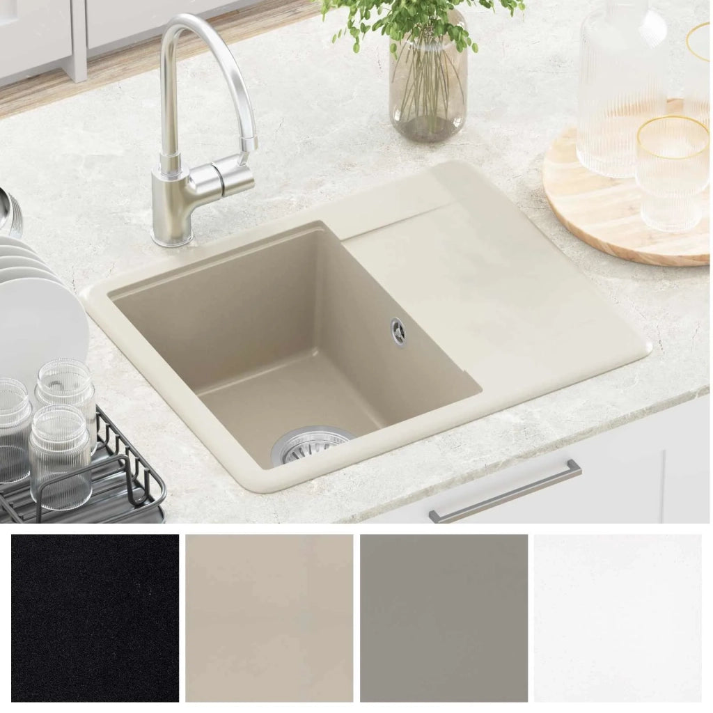 Lavello Beige 560 x 460 mm 80% Quarzo e 20% Resina CFW4914860