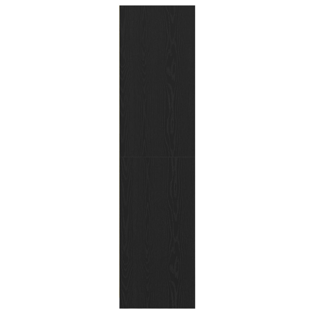 Armadio rovere nero - 30x50x200 cm, Realizzato in legno ingegnerizzato