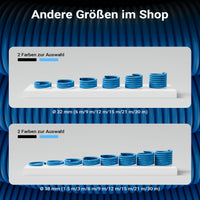 Tubo per piscina blu, 12 m ø 38 mm, sezionabile ogni 1,5 m, galleggiante, in resina 190 g/m Made in EU