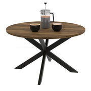 IDMarket - Mesa de centro redonda HAWKINS con pata de araña 70 cm