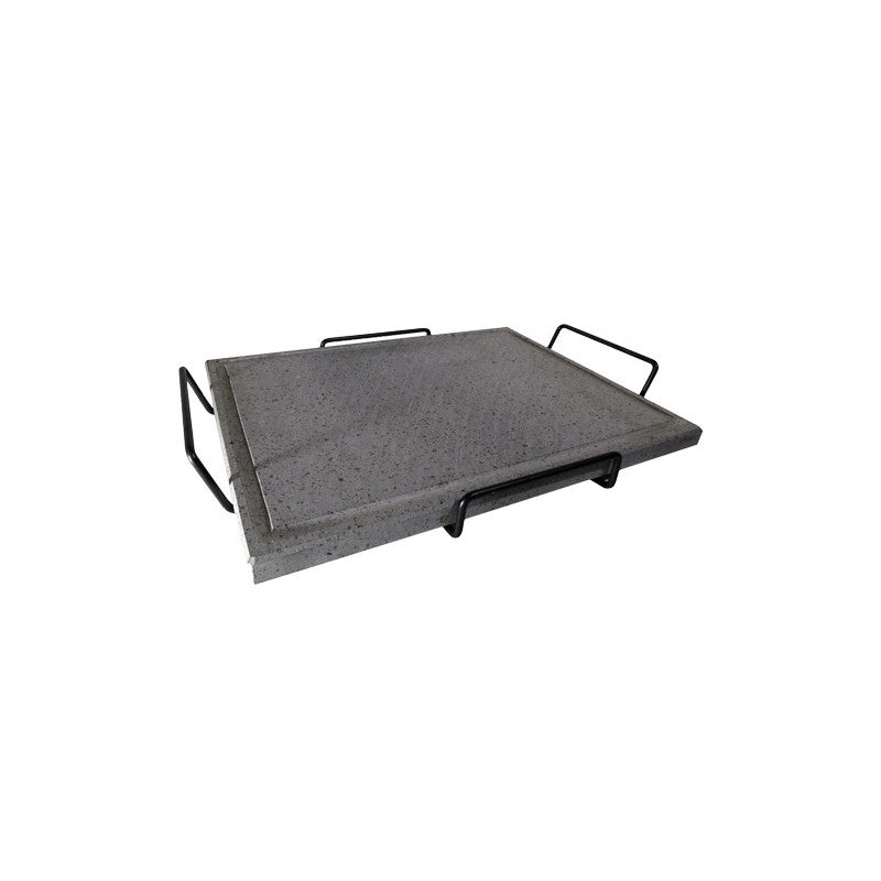 Piastra in pietra lavica con supporto 30x40 cm – Cottura uniforme – Mille
