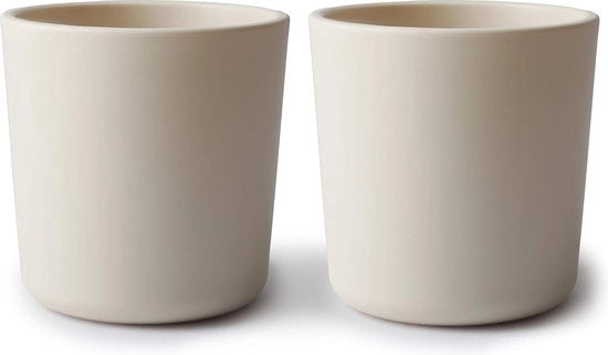 2 x bicchieri per bambini | Realizzato in Danimarca | BPA-free e lavabile in forno a microonde | Impianto di base sicuro, di alta qualità e sostenibile per bambini di età prescolare, ragazzi e ragazze (Ivor)