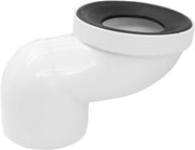 Connettore offset per wc con tubo in PVC da 100mm per wc con imbocco sbagliato su tubo liscio