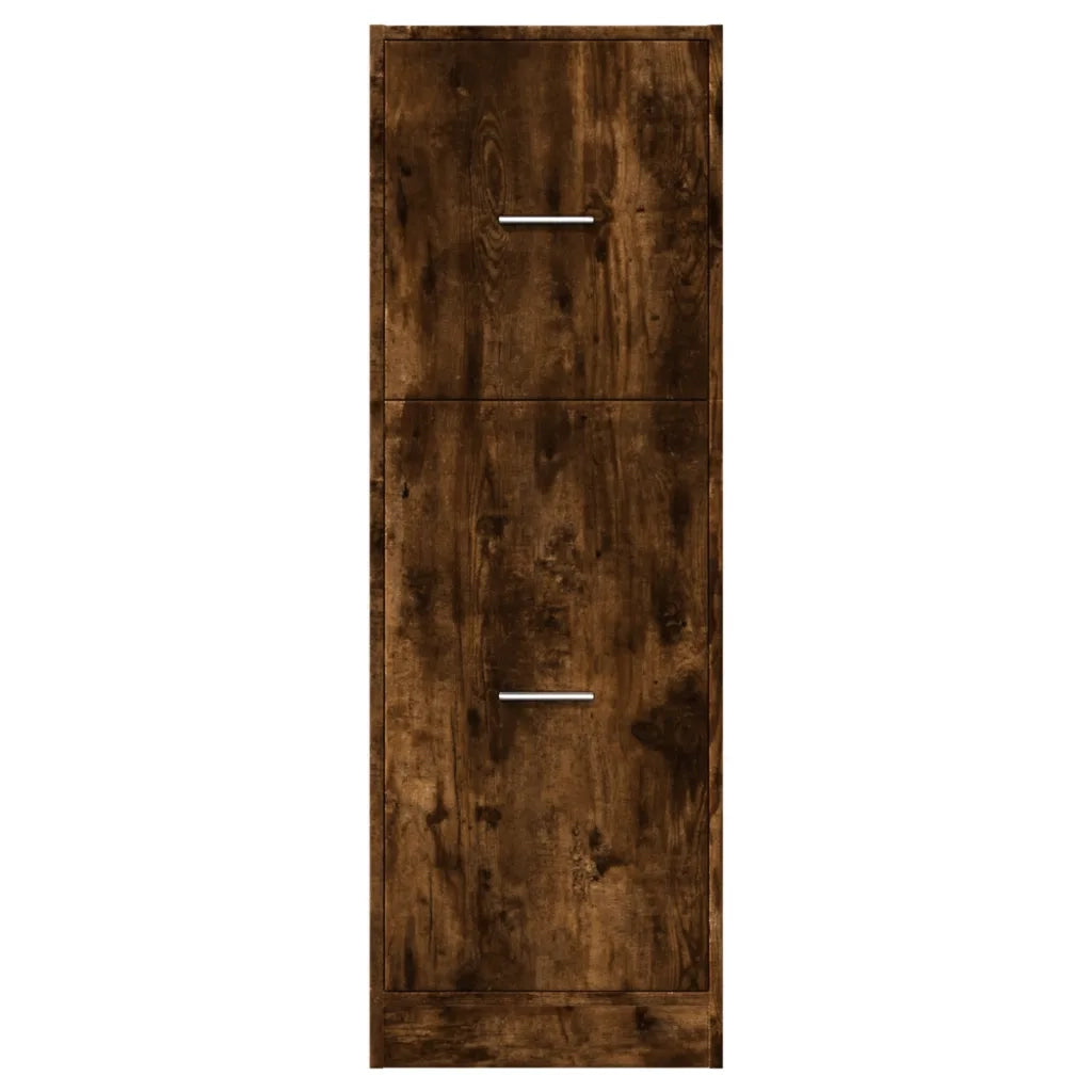 Armadietto da Farmacia Rovere Fumo 40x41x118 cm in Truciolato 855200