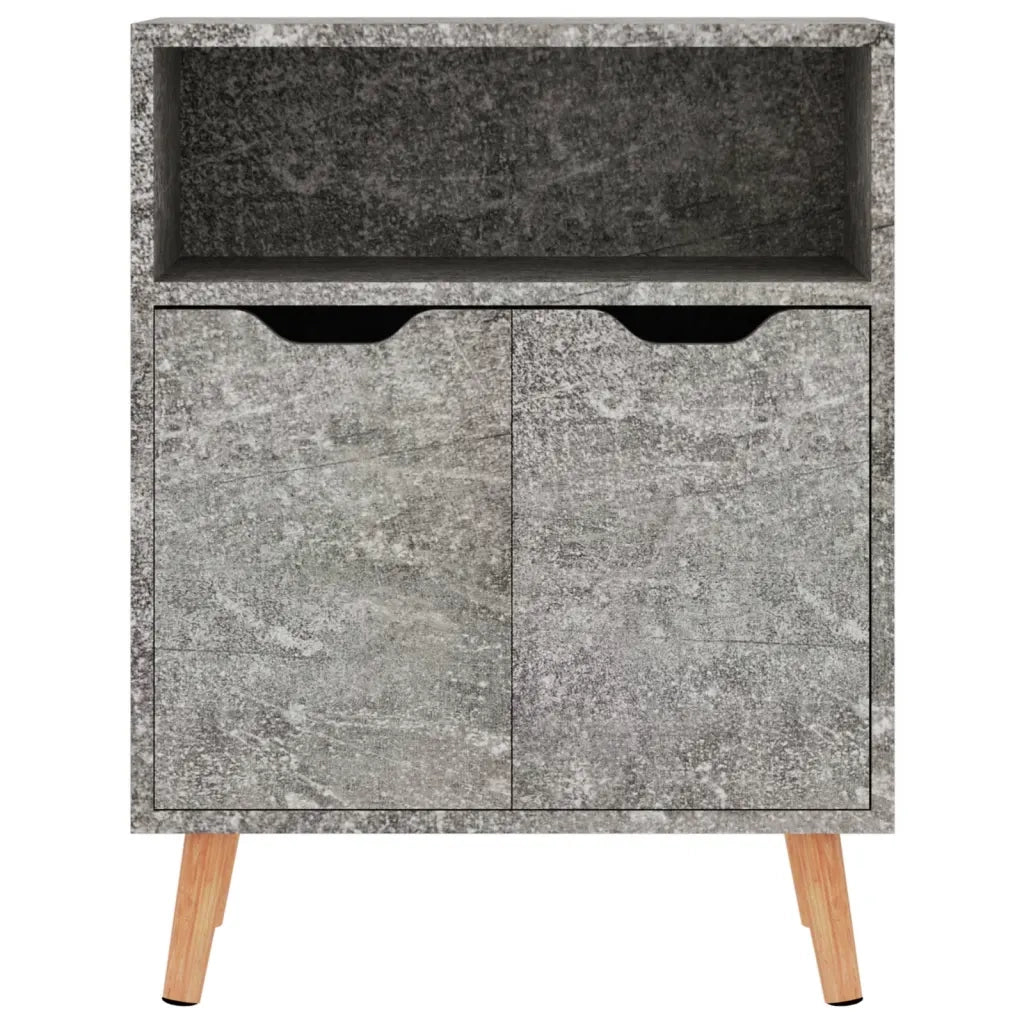 Credenza | Madia | Buffet da pranzo | Armadio da pranzo Grigio Cemento 60x30x72 cm in Legno Multistrato