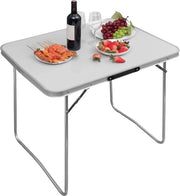 Tavolo da Campeggio in Alluminio - Tavolo Esterno Opnevole - Tavolo Opnevole Compatto - Leggero - 60 cm x 70 cm x 80 cm
