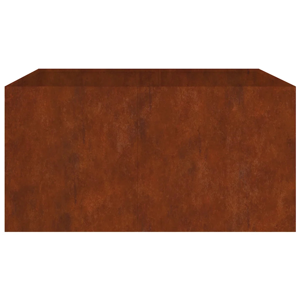 Fioriera 80x80x40 cm in Acciaio Corten 824531