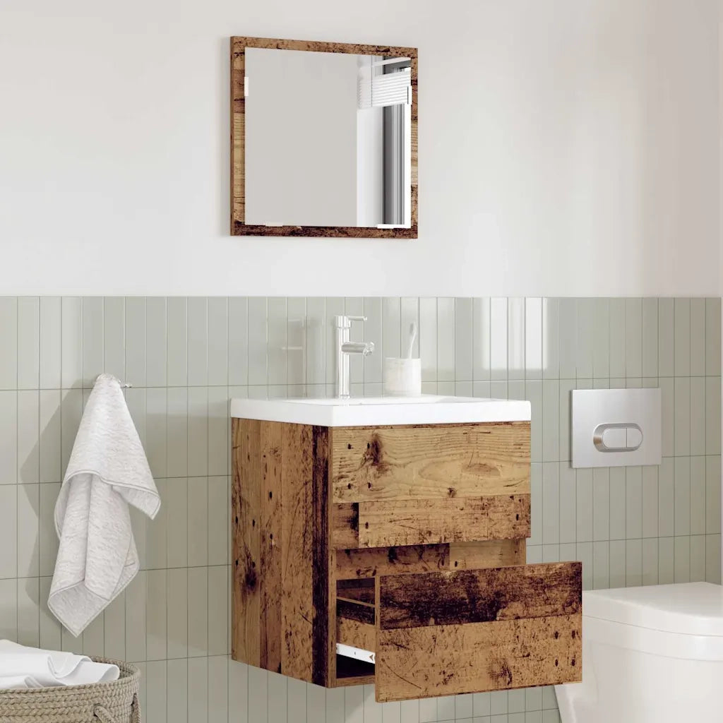 Mobile da Bagno con cassetto Legno vecchio 41 x 38,5 x 45 cm 875700