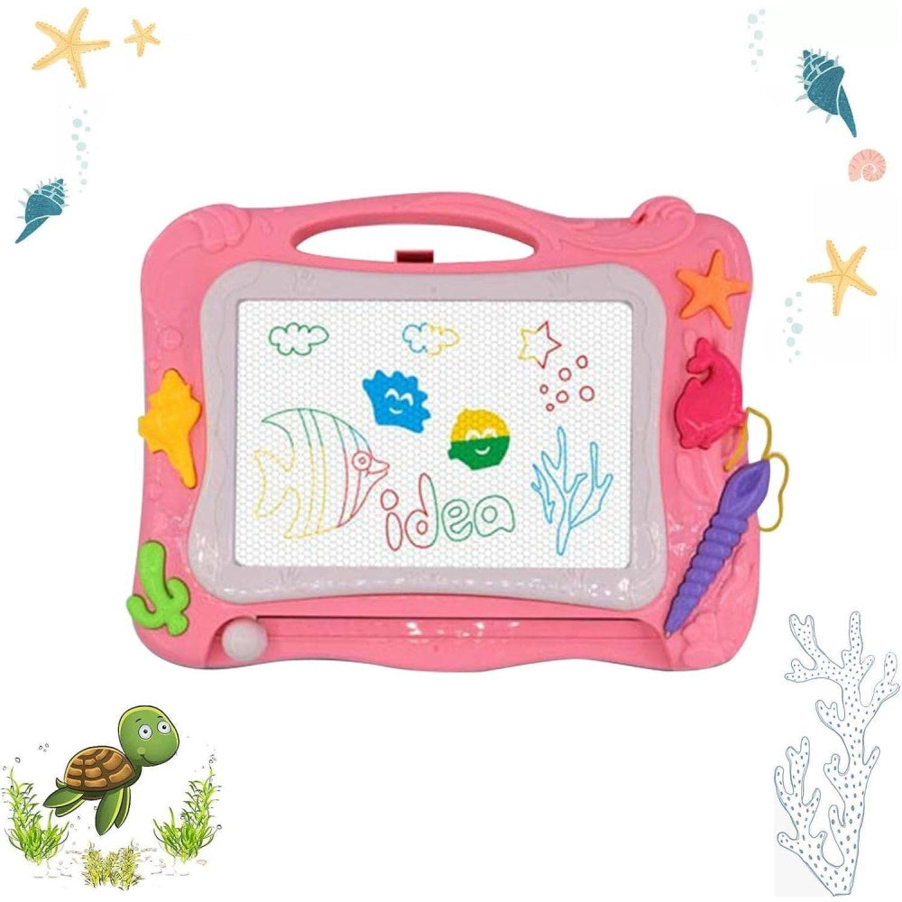 Trade Shop - Tavolo Da Disegno Magnetico Per Bambine Lavagnetta Cancellabile Gioco Educativo -