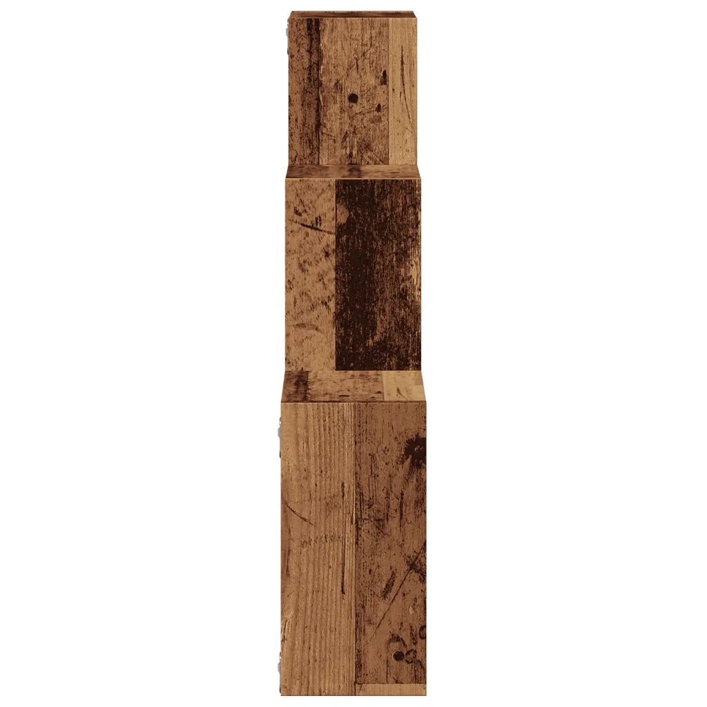 vidaXL Mensole Cubo Parete Legno Antico 68x15x68 cm Legno Multistrato