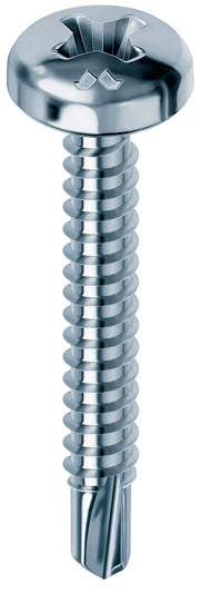 vite autoperforante per ferro drillex tc zincata  mm. 4,8x25 cod:ferx.vit17461