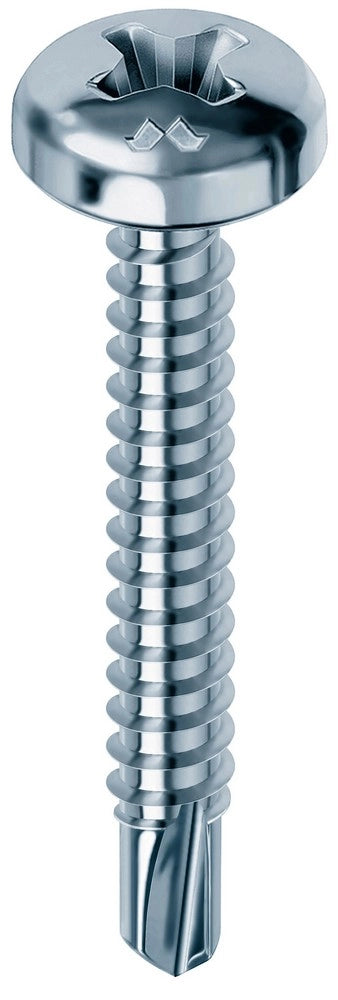 vite autoperforante per ferro drillex tc zincata  mm. 4,8x25 cod:ferx.vit17461