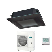 Condizionatore a Cassetta Fujitsu KR Eco Circular Flow Black 45000 Btu AUXG45KRLB Monofase R-32 Wi-Fi Optional con Griglia e Filocomando