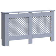 Copertura per Radiatore Antracite 152x19x81 cm in MDF CFW2701419