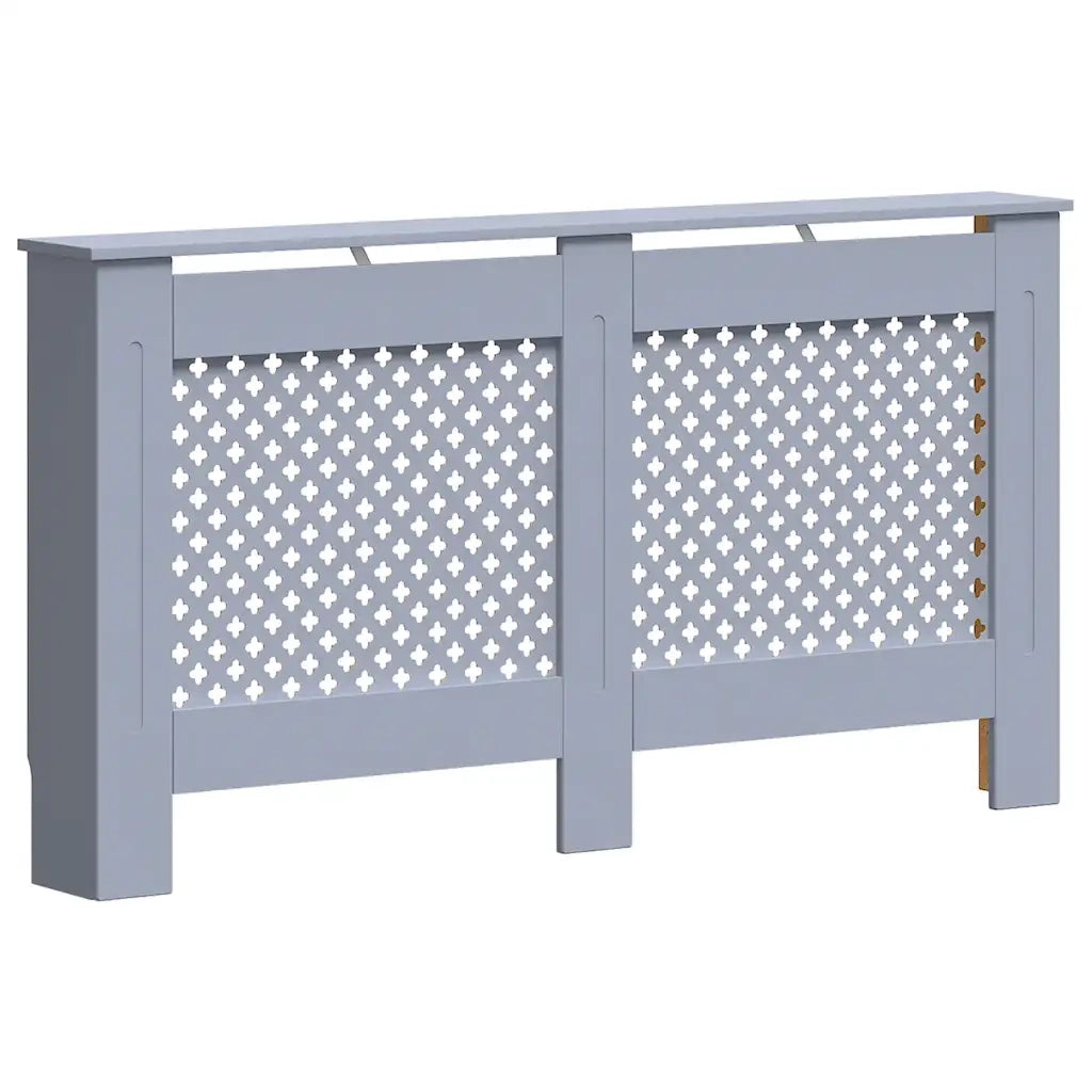 Copertura per Radiatore Antracite 152x19x81 cm in MDF CFW2701419