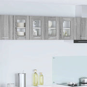 Armadio pensile con porta 2 pcs Grigio Sonoma 60 x 31 x 40 cm 884221