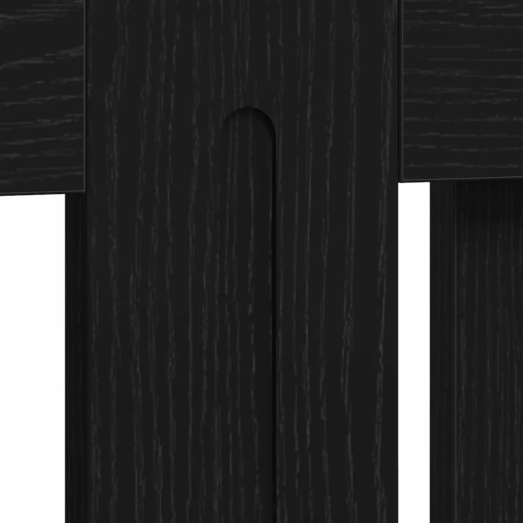 Copertura per radiatori Rovere Nero 78 x 19 x 81,5 cm 884102