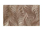 Tappeto Arredo Salotto Antiscivolo Scendiletto Camera Dis. Dallas By Suardi - 65x110(Set 2) - Marrone