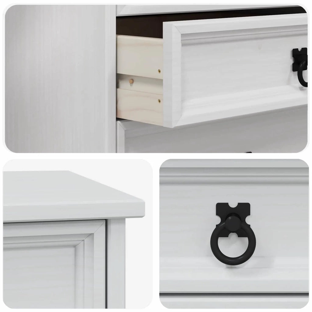 Armadietto Rotolante con Cassetti CORONA Bianco 42040534