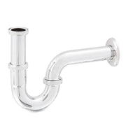 Sifone di scarico universale "a P" per bidet in ottone cromato | Adria
