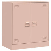 Credenza | Madia | Buffet da pranzo | Armadio da pranzo Rosa 67x39x73 cm in Acciaio