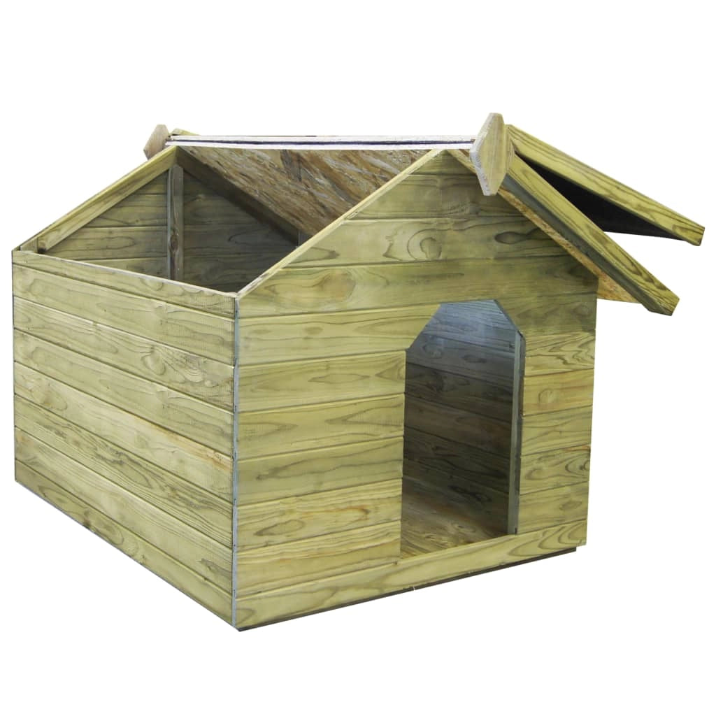 Nicchia da giardino con tetto apribile 105 x 123 x 90 cm in legno di pino impregnato 02_0001531