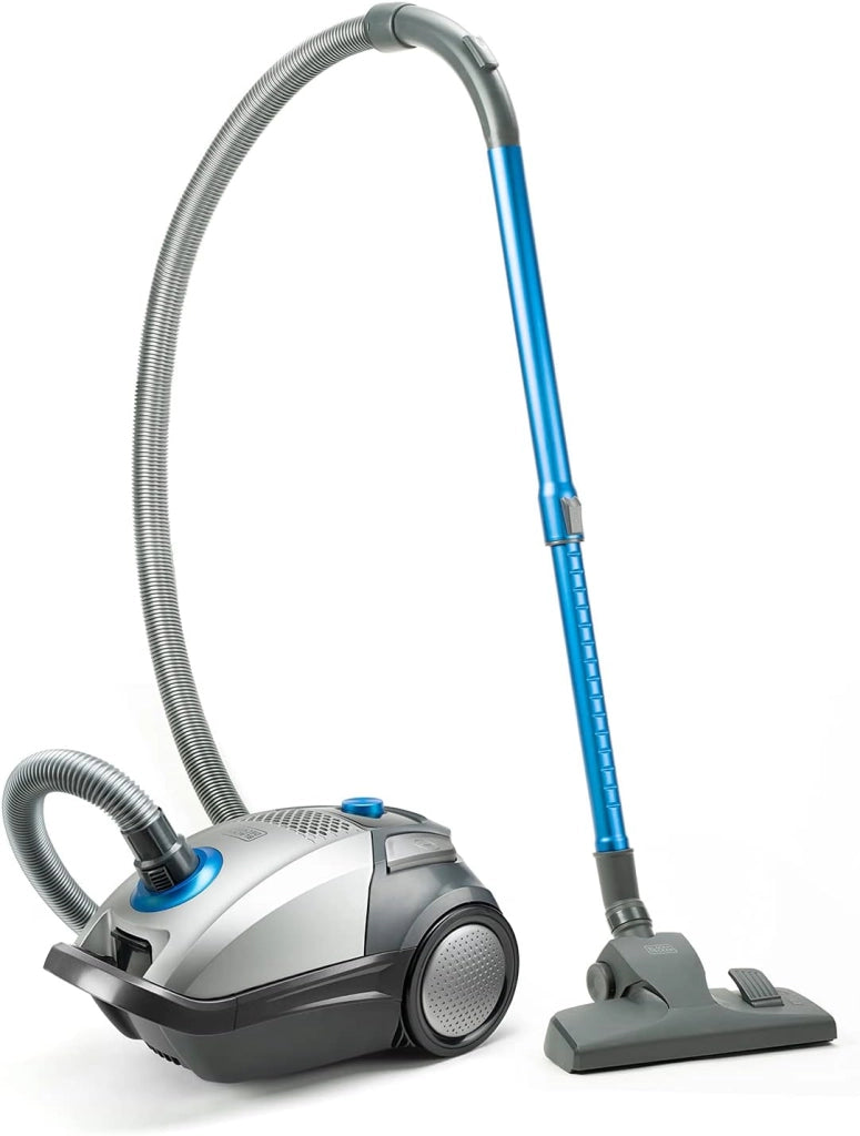 Black+decker aspirapolvere con sacco 800w 3,5lt filtro hepa, spazzola parquet bxvmb700e