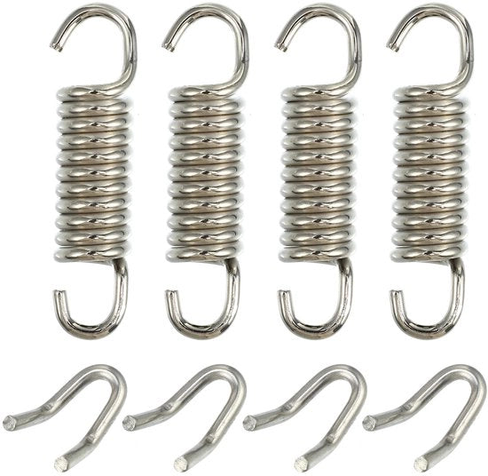 Set di Viti di Scarico Universali - 4 Pezzi - Acciaio Inossidabile - Impermeabile - Resistente alla Corrosione - 43mm Lunghezza - Set di Viti di Scarico