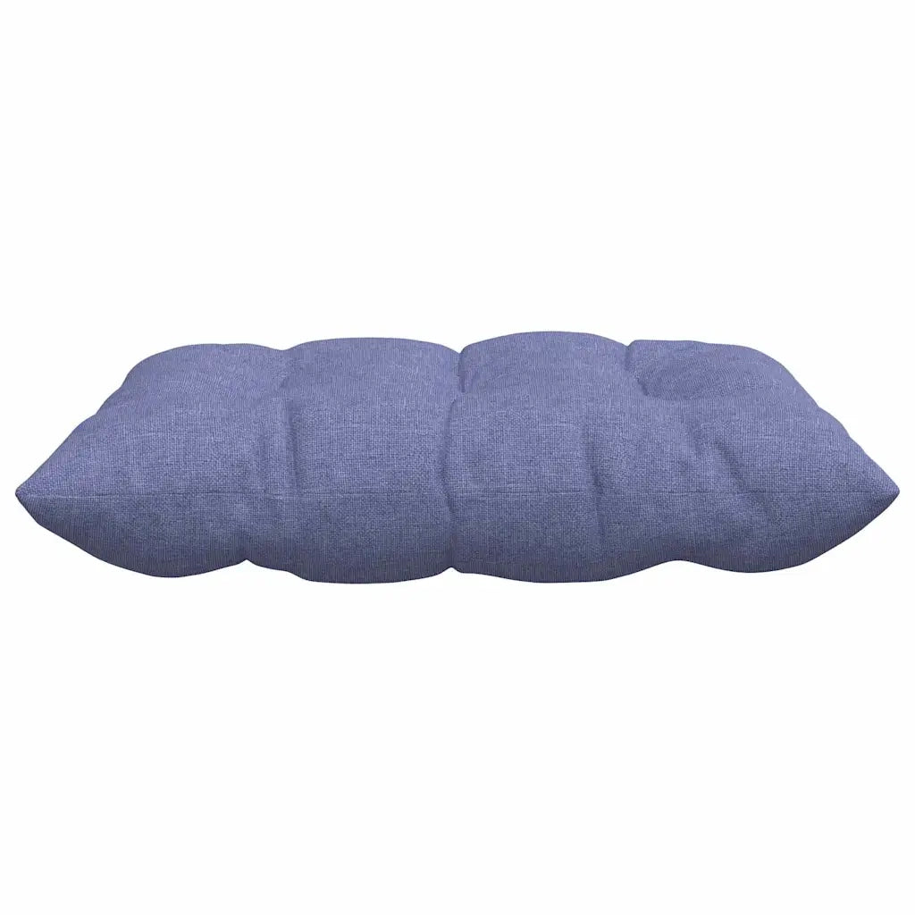 Cuscini per Seduta 4 pcs Blu jeans 40 x 40 x 6 cm Tessuto 42015160