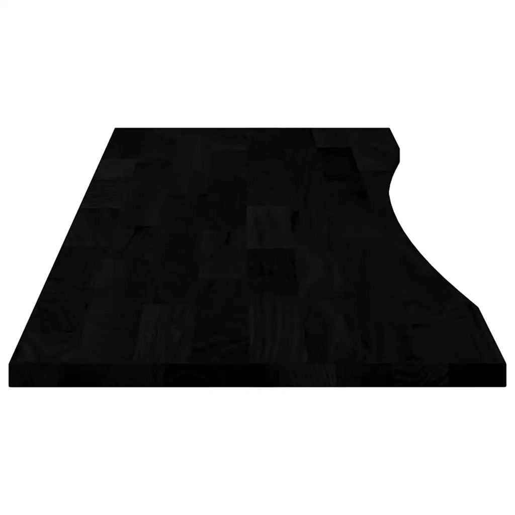 vidaXL Piano Scrivania Marrone Scuro 160x50x2,5 cm in Rovere Massello