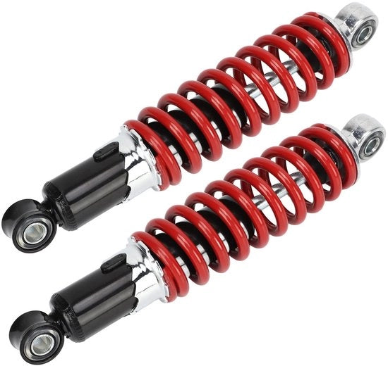 Demper a Shocks 250 mm - Veerdemper adattabile - Motori/ATV - Alta qualità Acciaio - Migliorato comfort di guida - Utilizzo universale