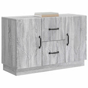 Credenza | Madia | Buffet da pranzo | Armadio da pranzo Grigio Sonoma 89 x 34,5 x 57 cm Legno ingegnerizzato