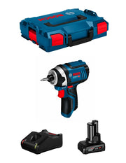 Avvitatore a massa battente BOSCH GDR 12V-105 (1 x 6,0 Ah + GAL12V-40 + L-Boxx 102)