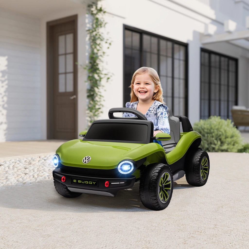 Auto Elettrica per Bambini Volkswagen E-Buggy 12V ¨C Zephmum ¨C Verde con Telecomando