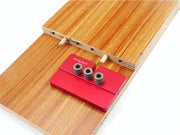 Puntatore multifunzionale per fori per lavorazione del legno (Rosso)