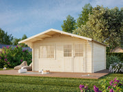 Casetta in legno non trattato Britta A 446X446