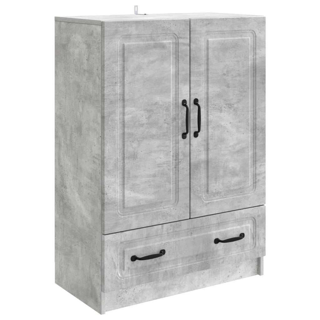 Credenza Grigio Cemento 66 x 34,5 x 92 cm Legno ingegnerizzato 895818