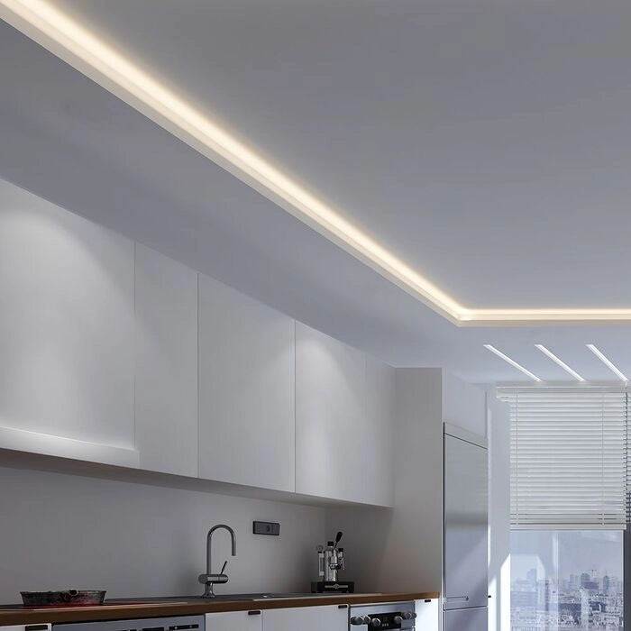 Striscia Strip LED COB 10W/m 5m 24V 800Lm/m 6400K IP20 8mm