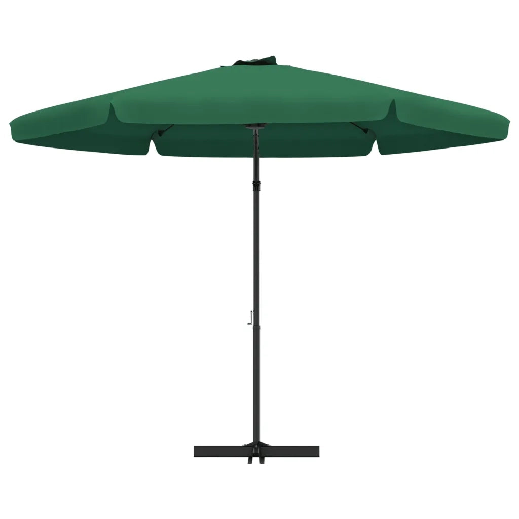 Ombrellone da Giardino con Palo in Acciaio 300 cm Verde 47312