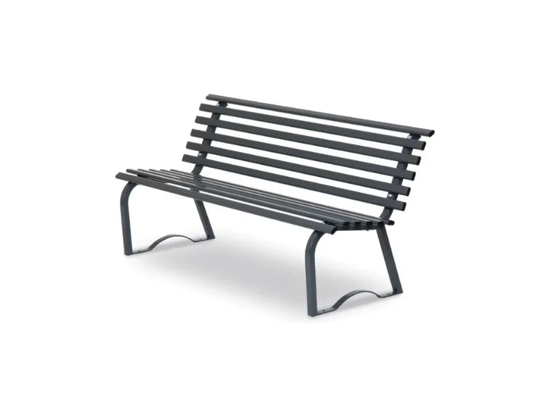 Panca Universale 150 metallo zincato schienale 150x43x74h colori vari Giochipark - RAL 7011
