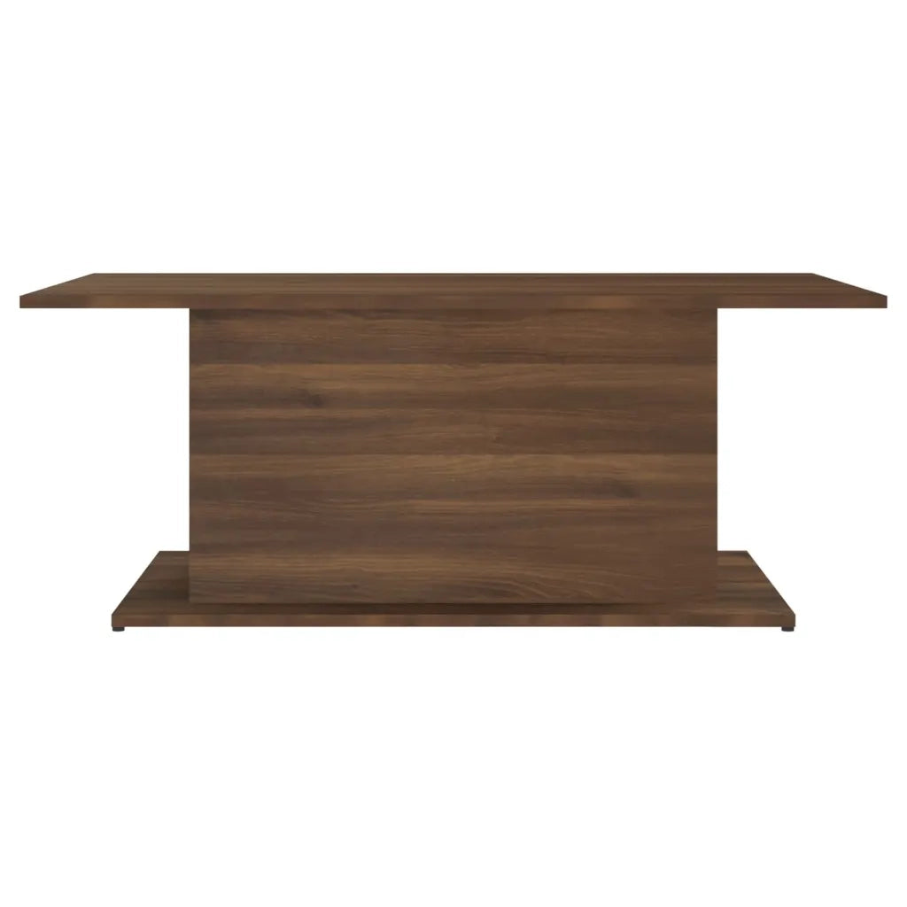 Tavolino da Salotto-Tavolino da soggiorno-Tavolo Rovere Marrone 102x55,5x40 cm in Truciolato