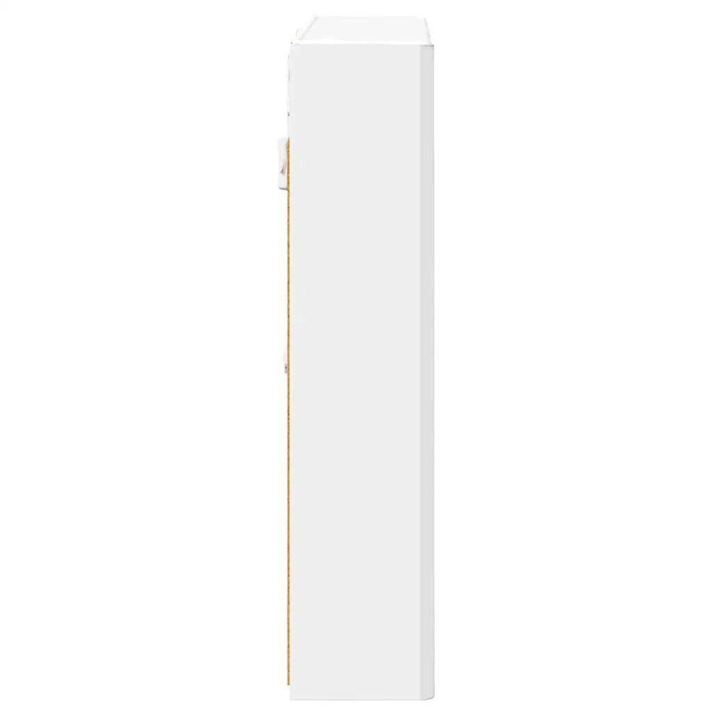 Mobiletto per specchio da bagno Bianco 73.5 x 15.5 x 70 cm