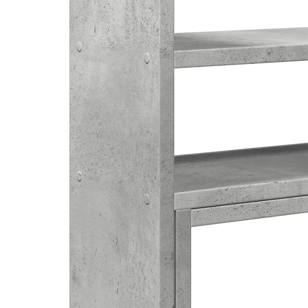 Organizer Scrivania Grigio Cemento 40x17x41 cm in Truciolato CFW7416250