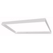 Cornice bianca a soffitto in alluminio per pannello LED 120x60