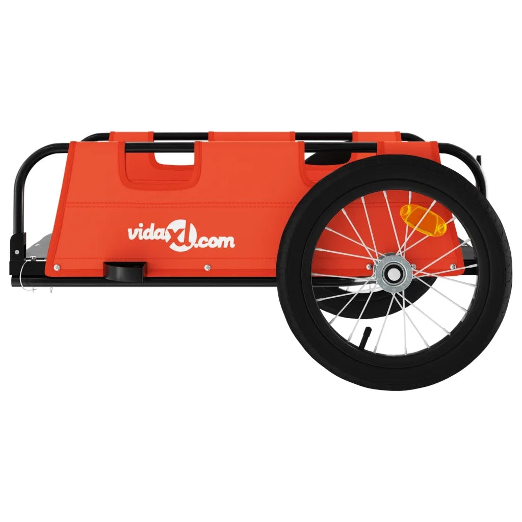 Rimorchio da Bici Arancione e Grigio Oxford e Ferro CFW7495613