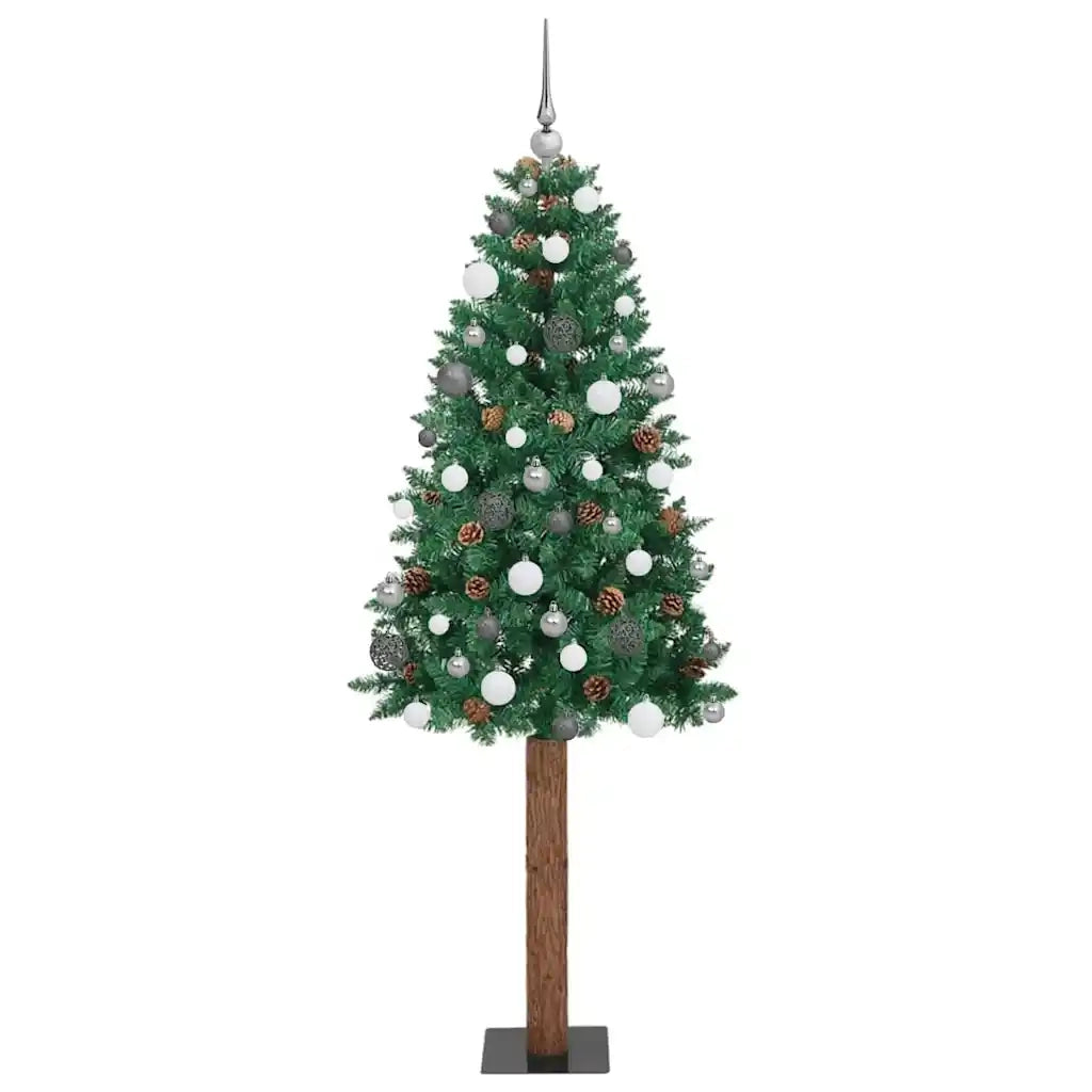 Albero di Natale snodato con 300 LED con supporto Verde 180 cm 3394863