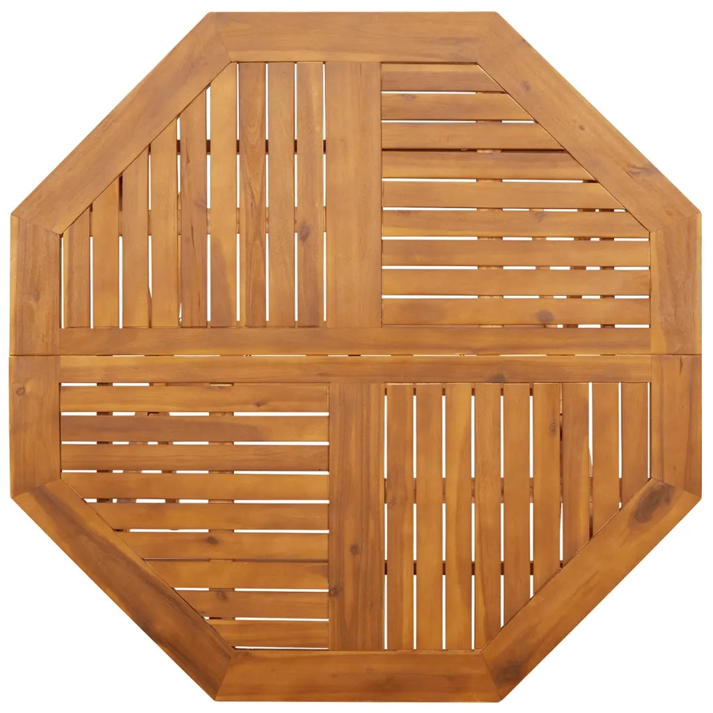 Tavolo da Giardino Pieghevole Ã˜110x75cm Legno Massello d'Acacia